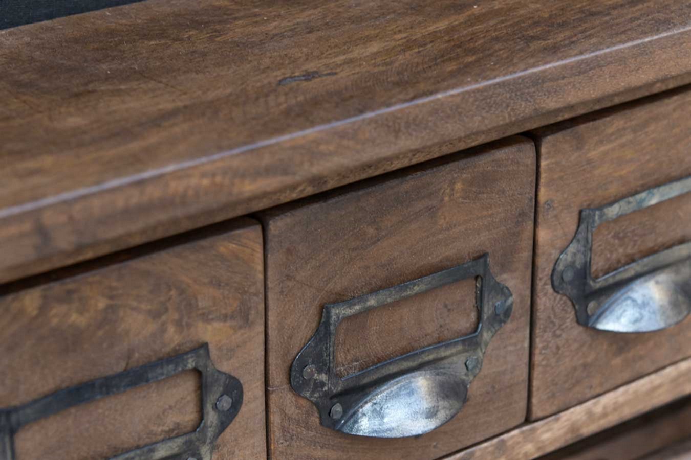 Wandregal Vintage mit Schubladen 66*30*15 cm