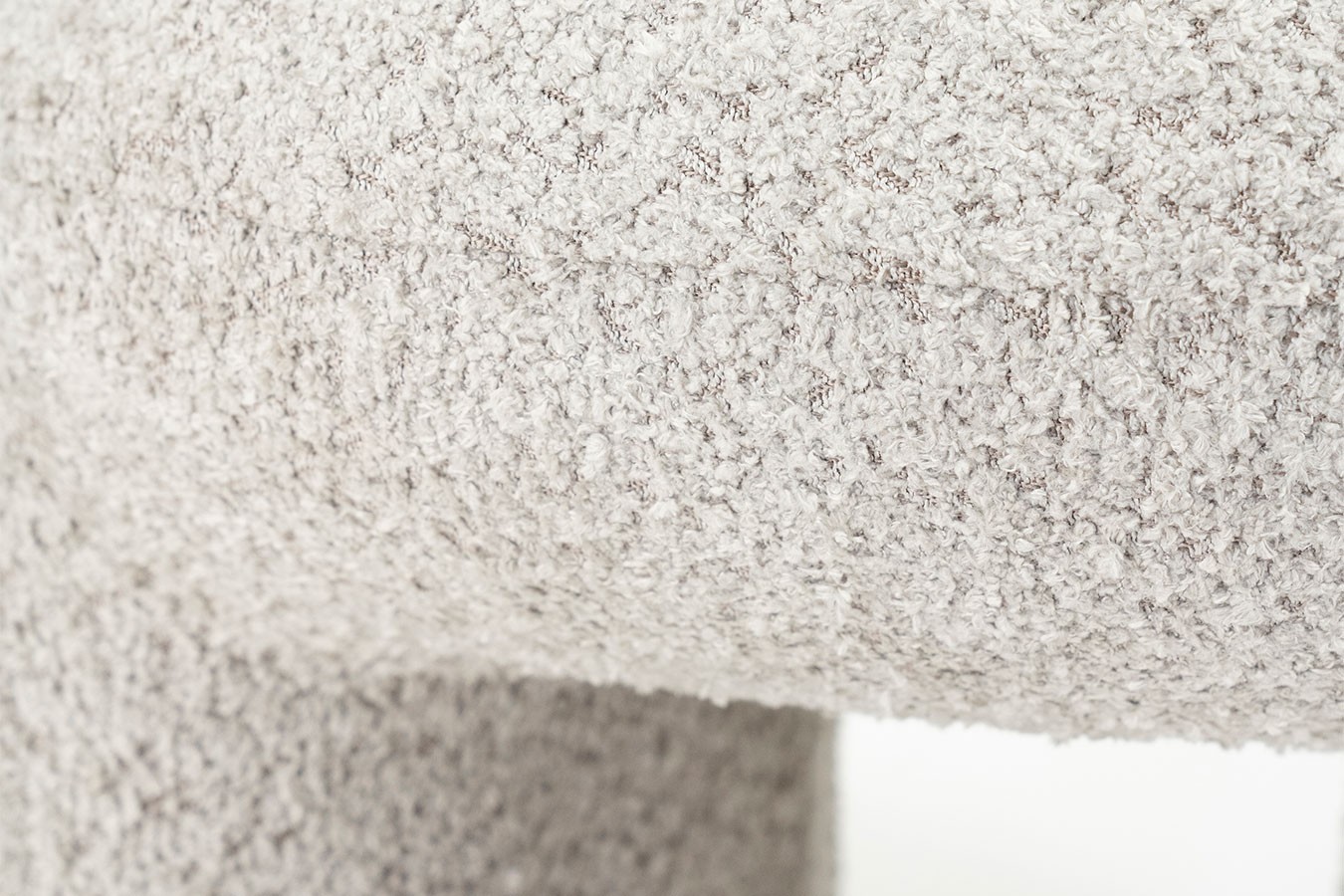 Hocker Loop Boucléstoff beige