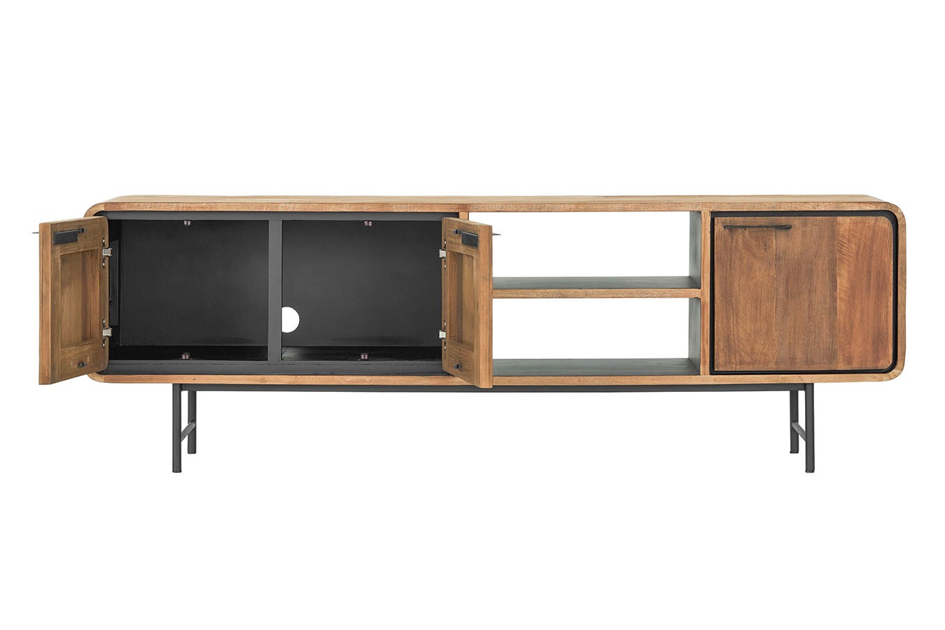 TV-Board auf Fuß Evo Teak B 185 cm