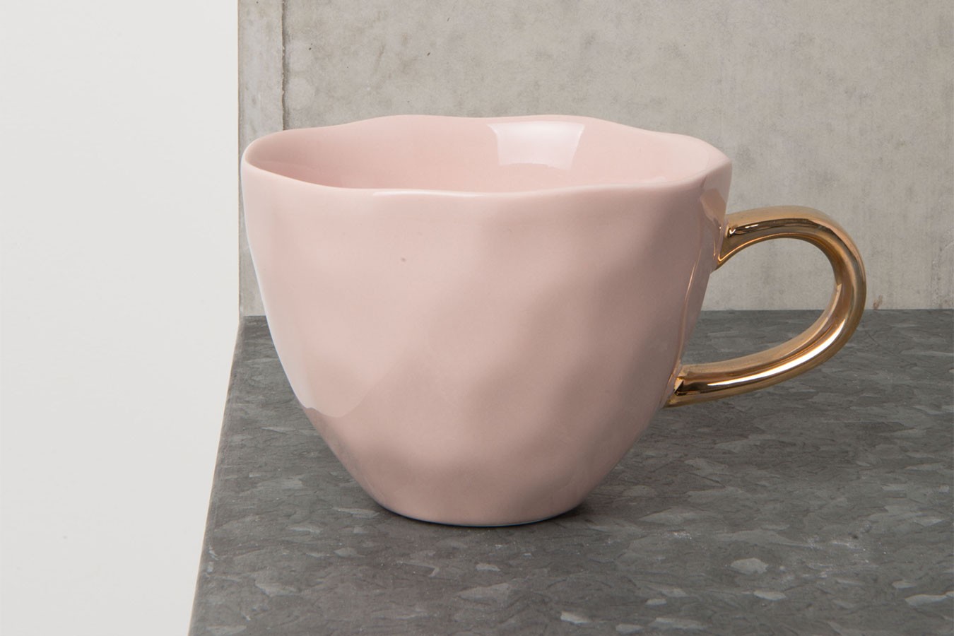 Kaffeetasse Porzellan rosa