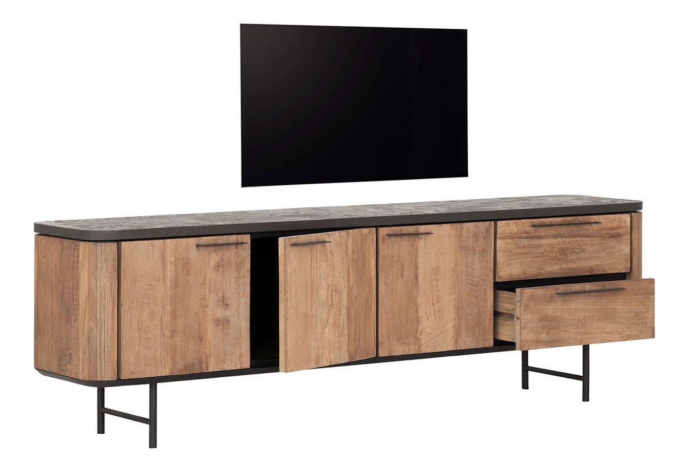 TV-Board Soho Teak natur B 190 cm