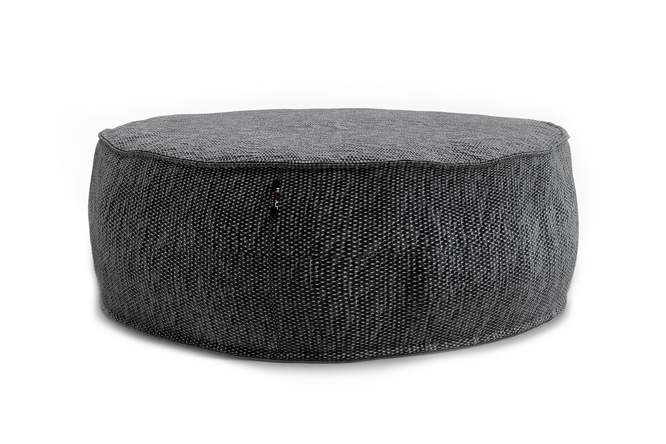 Sitzkissen Silky Outdoor rund grau
