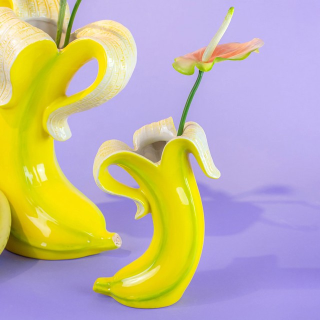 Vase Banana Romance gelb L