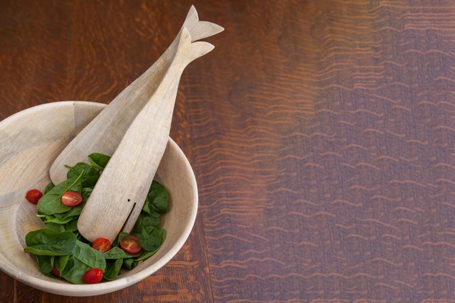 Salatbesteck Whale Mangoholz