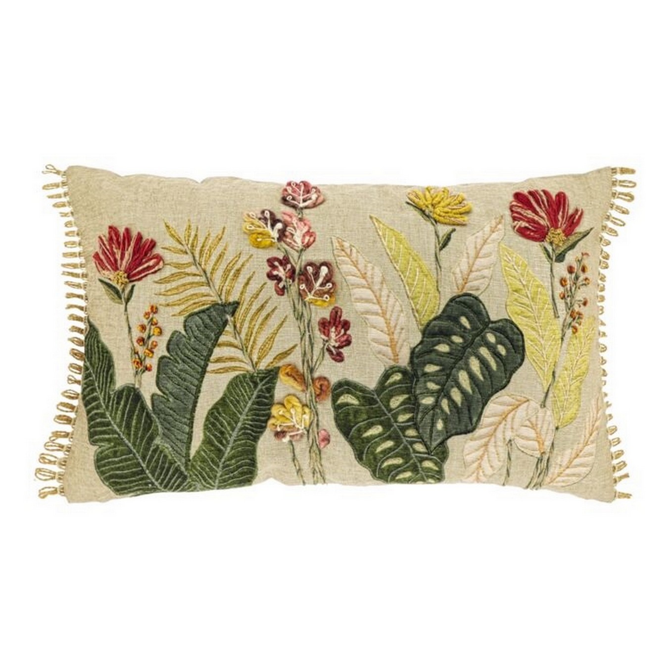 Sofia Kissen Flower beige bunt 30x50