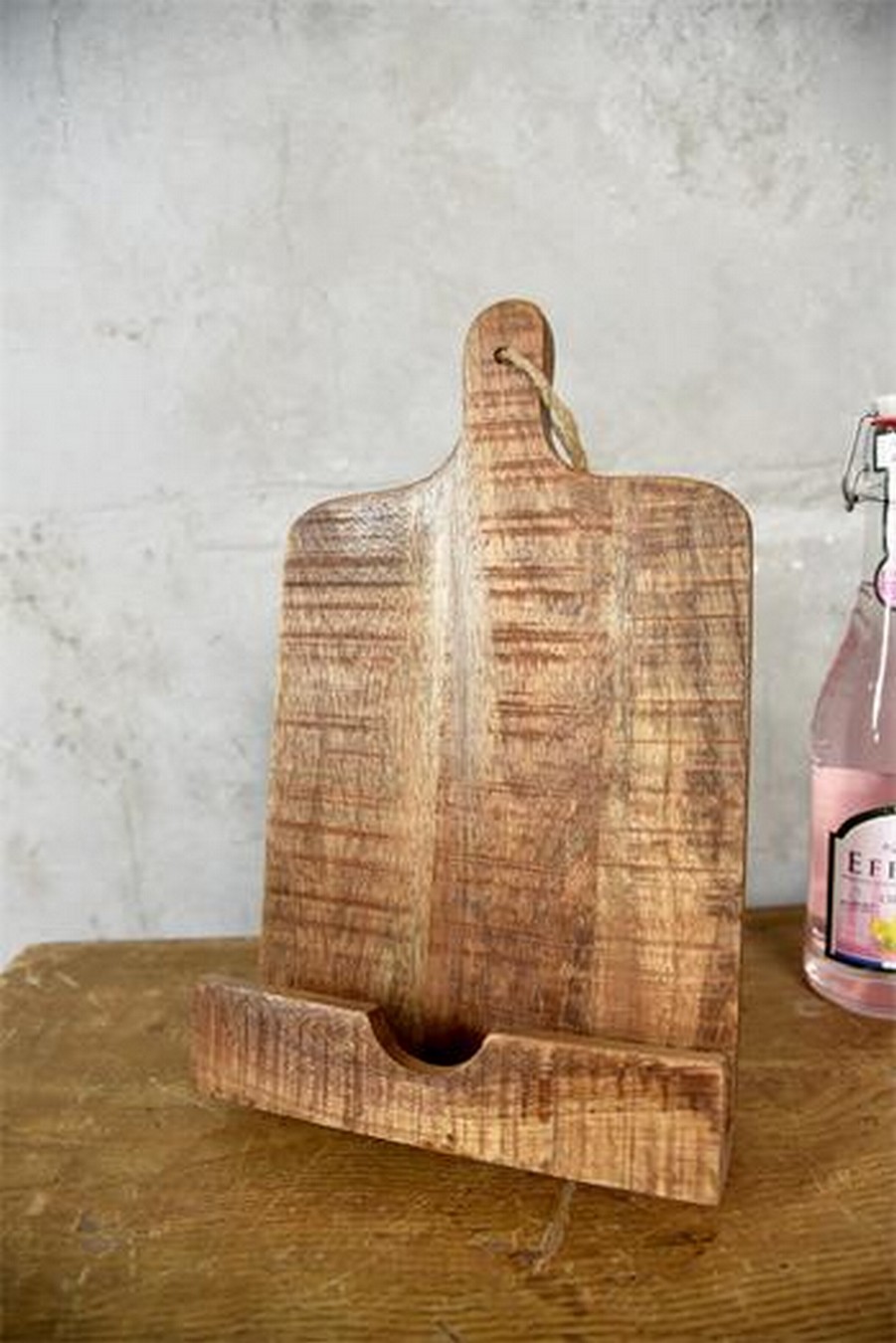 Kochbuchhalter Vintage Holz
