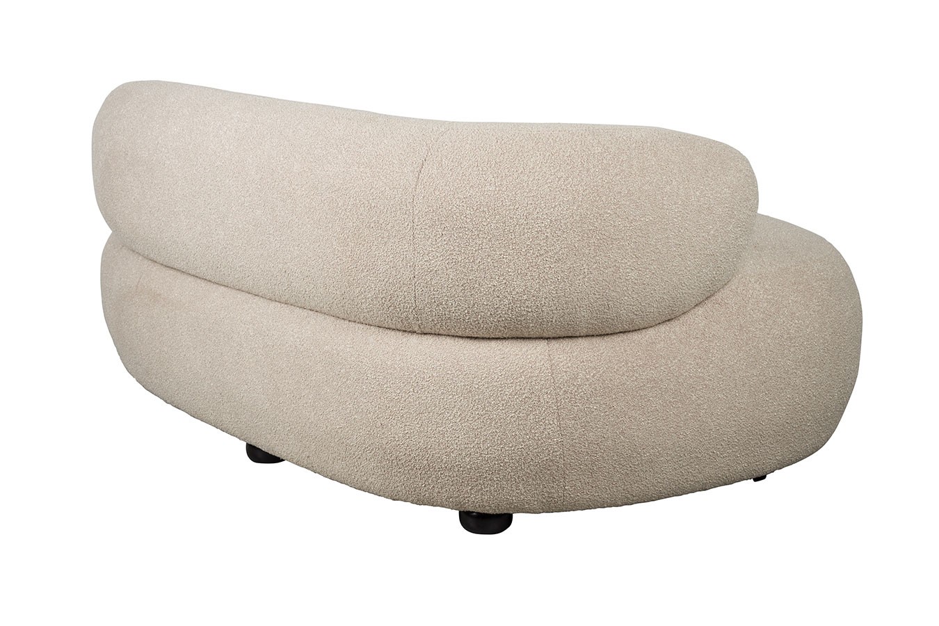 Sofa Noxx 2 Sitzer Boucle Stoff beige