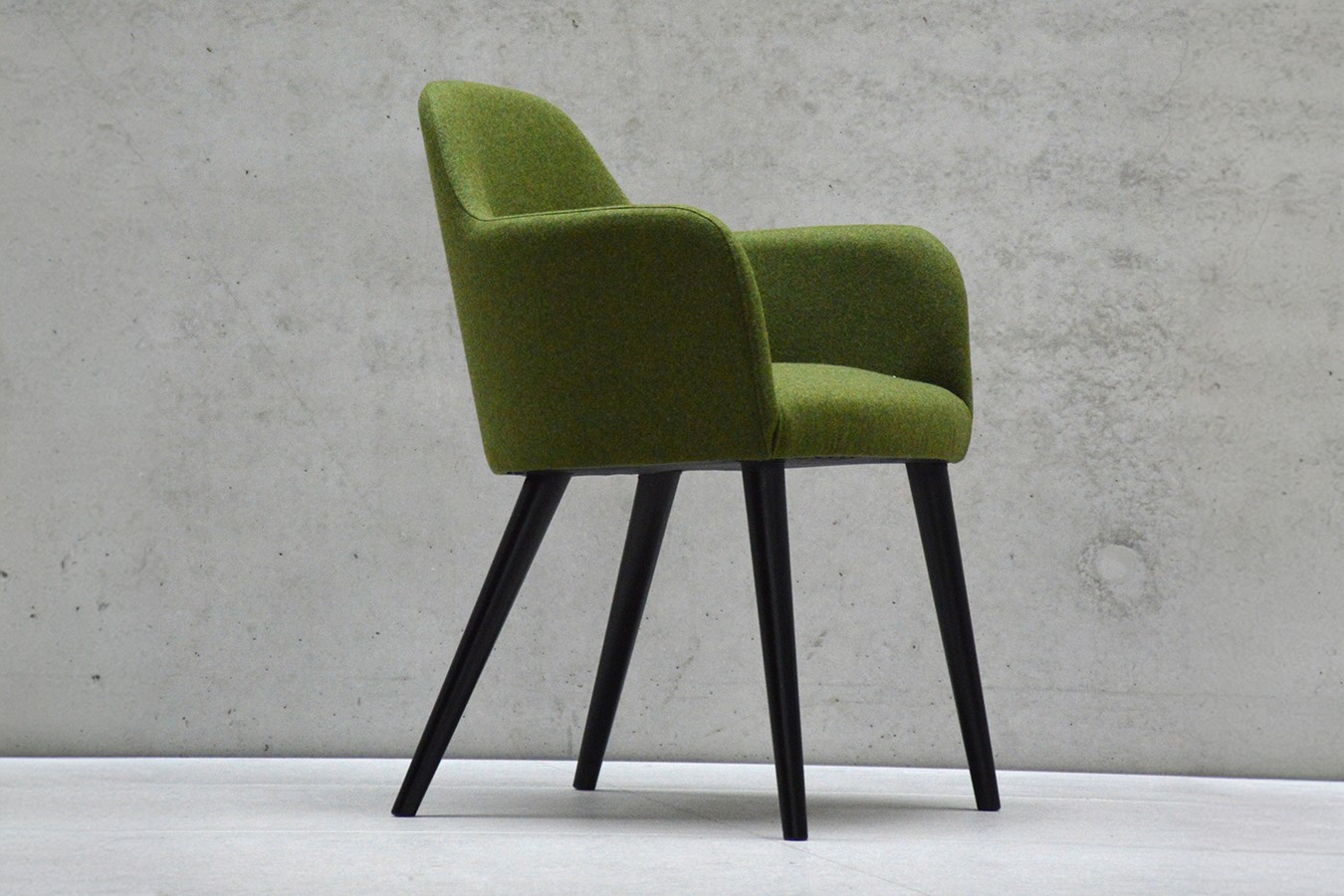 Sessel Flaminia Stoff grün