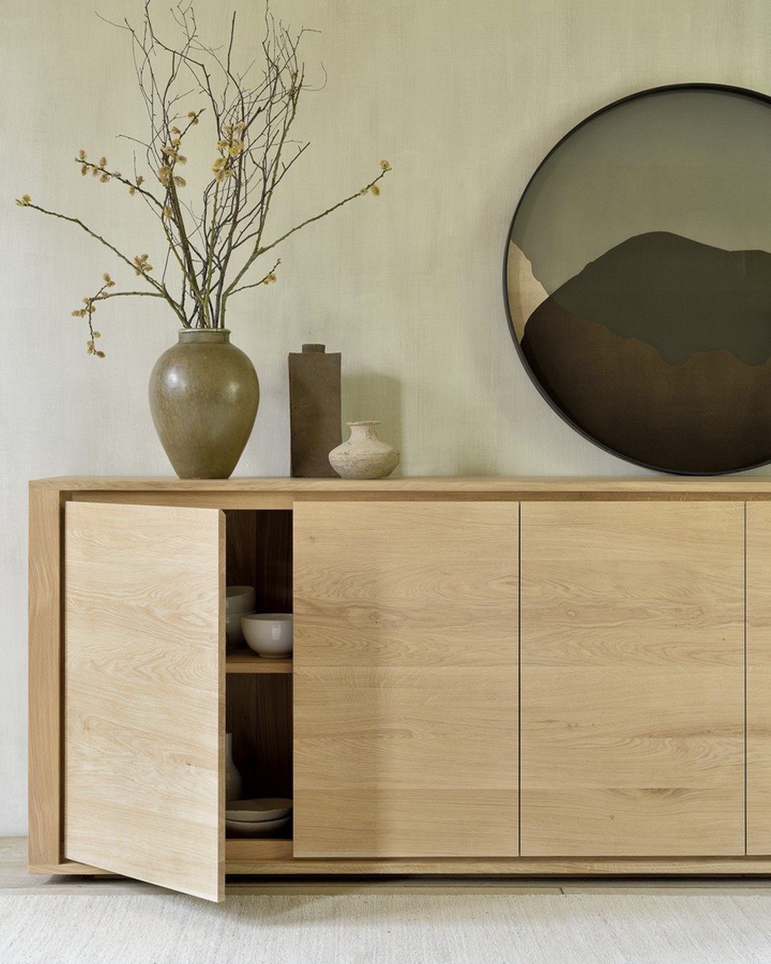 Anrichte Shadow Eiche massiv B 250 cm