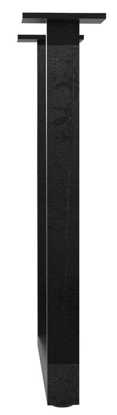 Tischgestell U-Profil fein schwarz