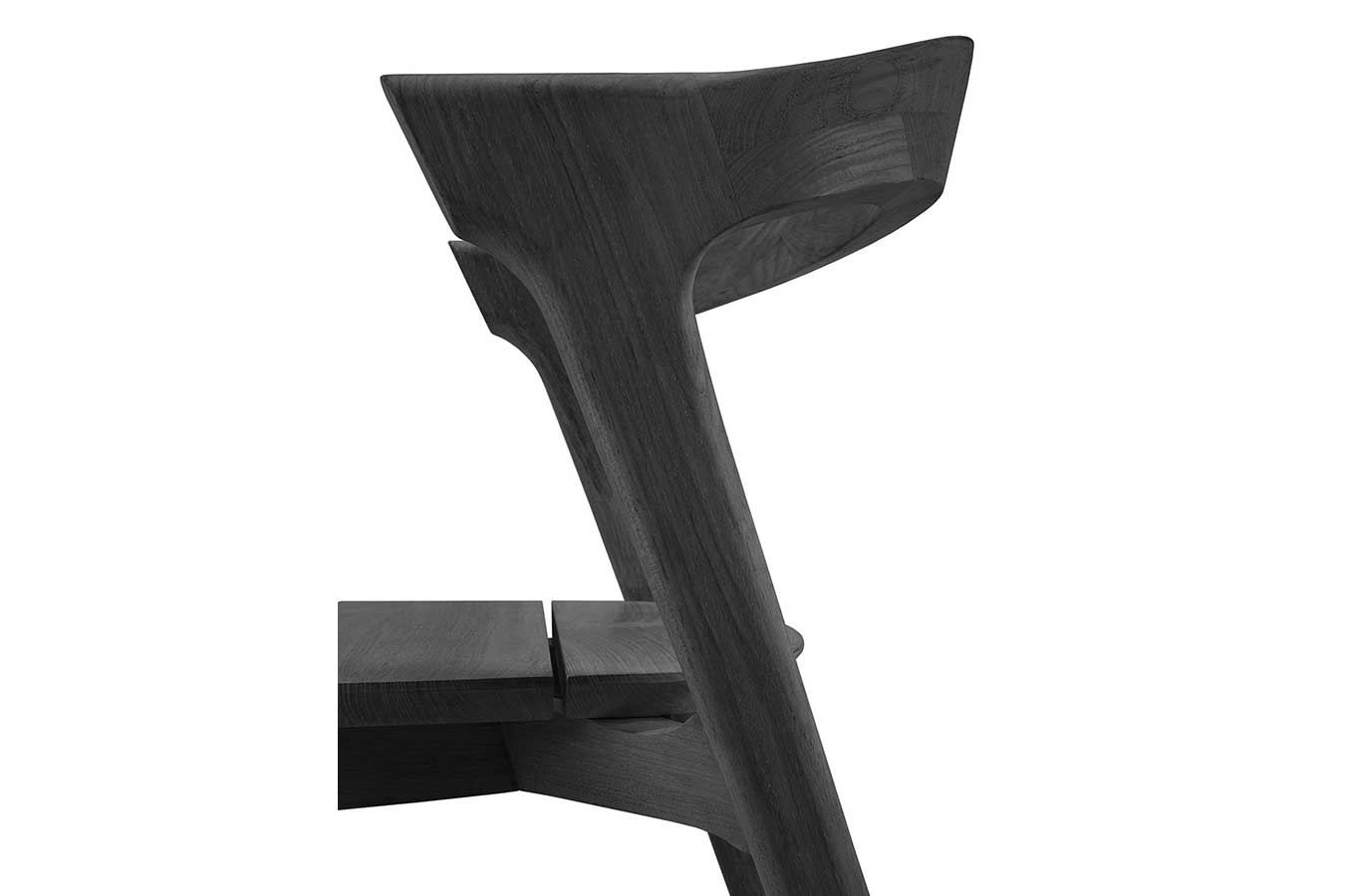 Outdoor Stuhl Bok Teak schwarz