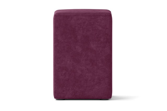 Sitzhocker Samt lila