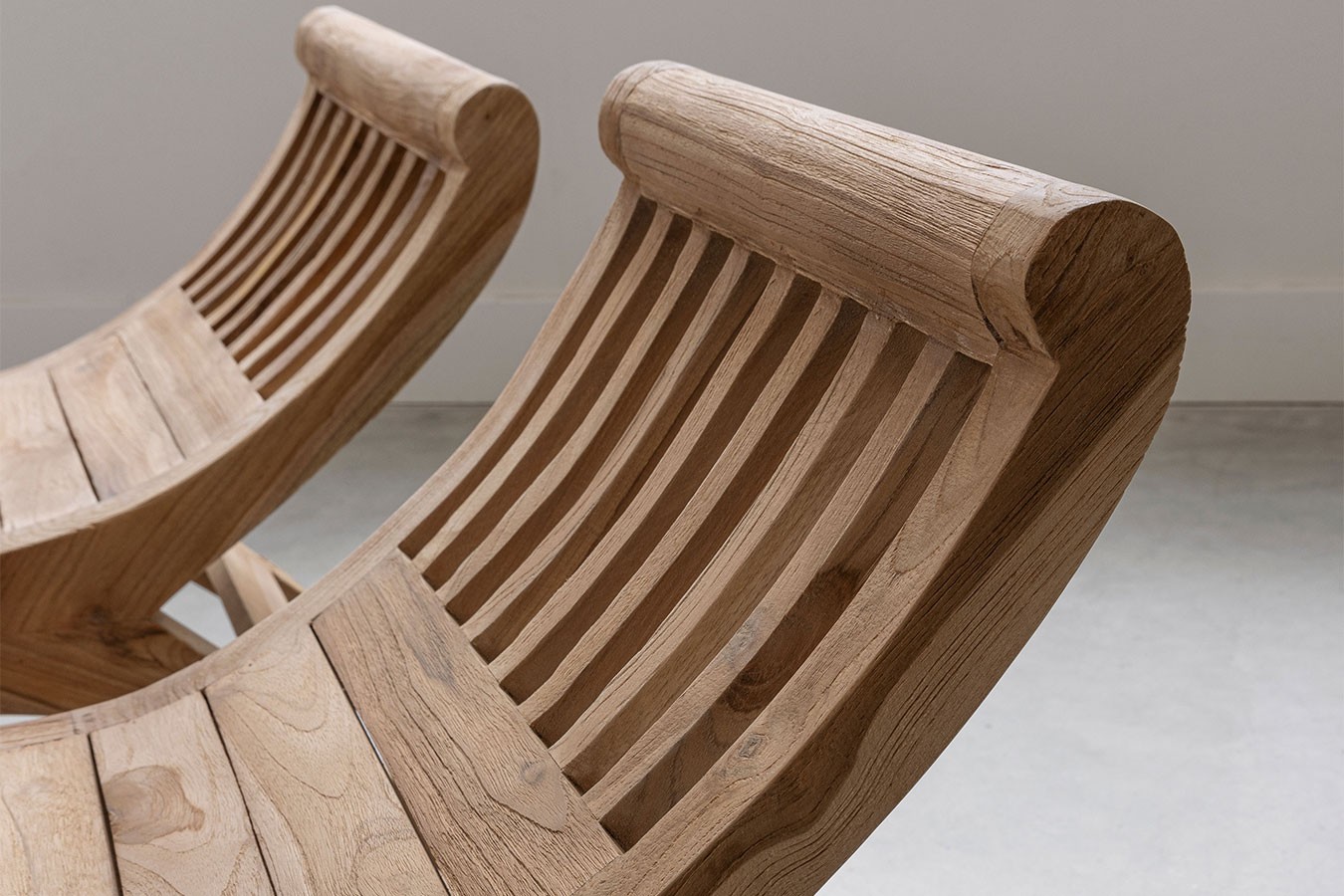 Sitzhocker Cleopatra Teakholz B 105 cm