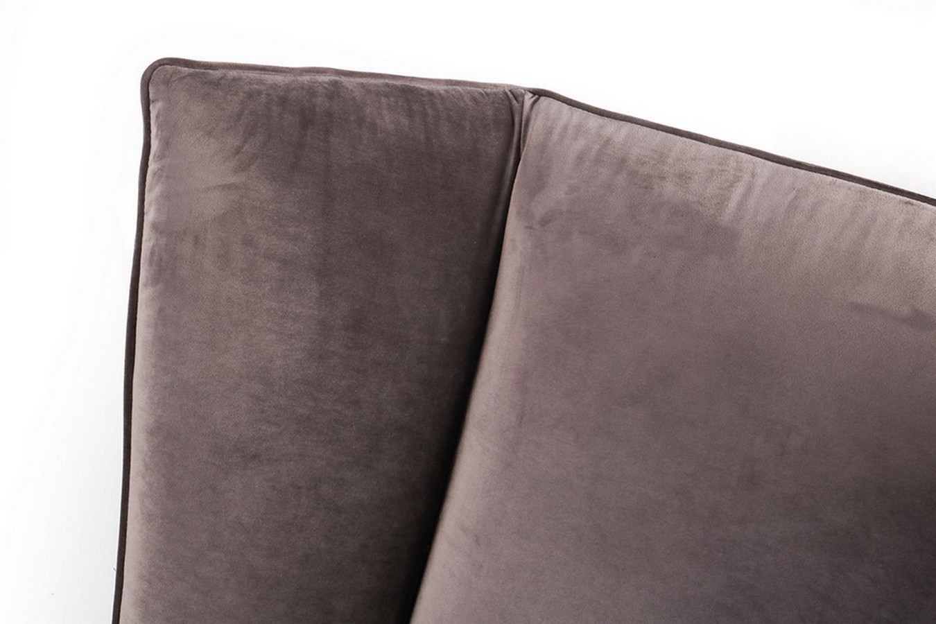 Loungesessel Evelin Velvet mit dem Sonderfuß chrome matt