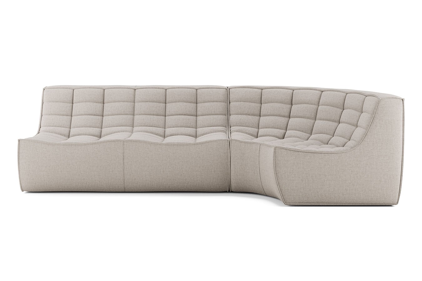Sofakombination N701 Stoff beige