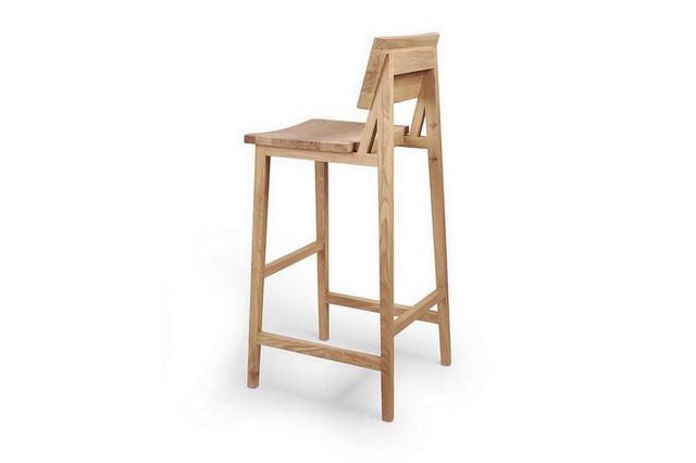 Barhocker N4 Eiche natur H 110 cm