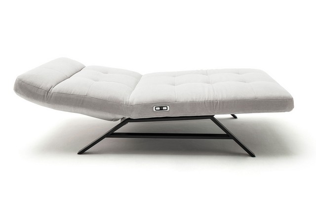 Relaxliege maxi Rovere silber