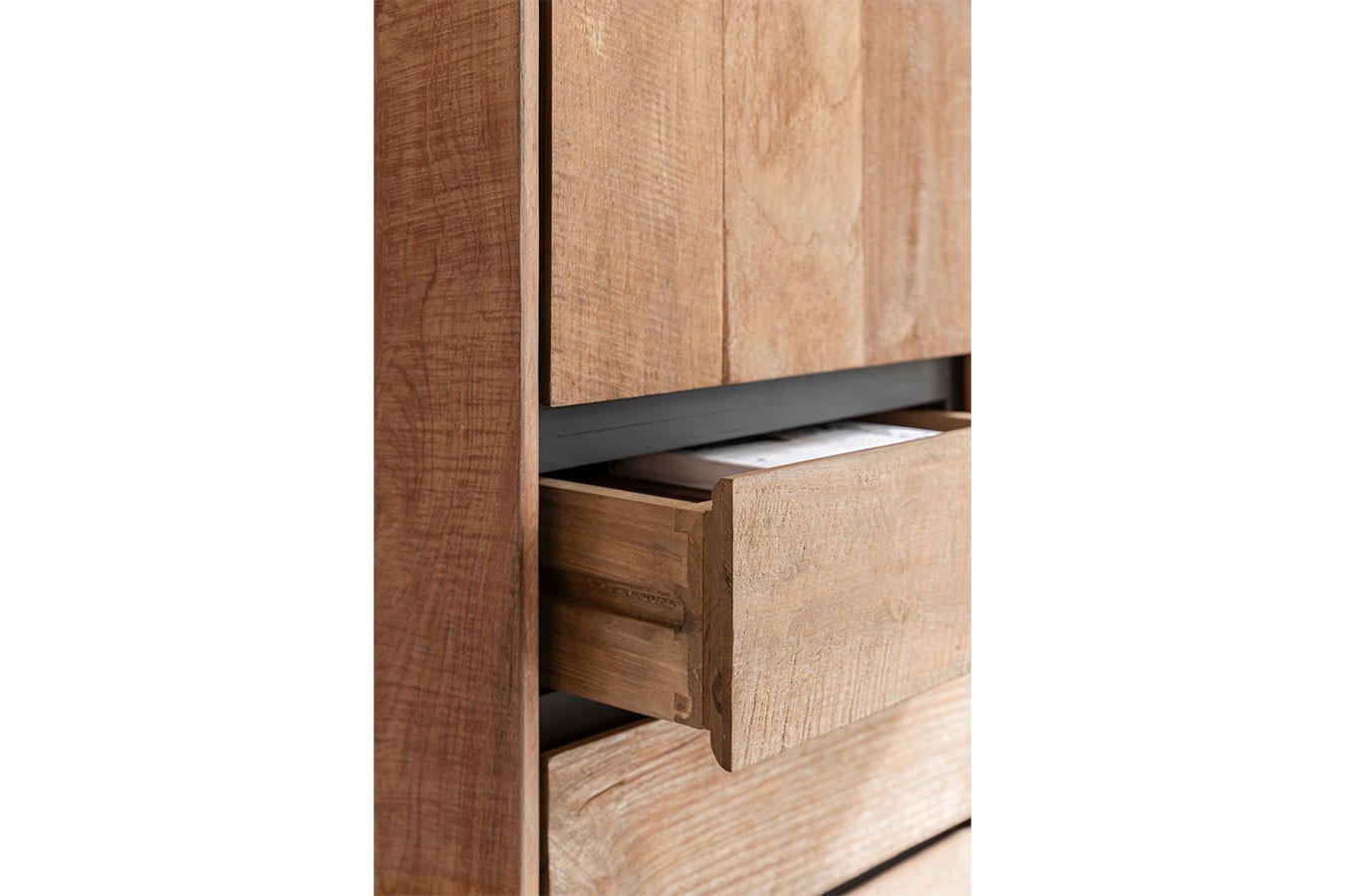 Schrank Metropole Teak Metall 150x100 cm