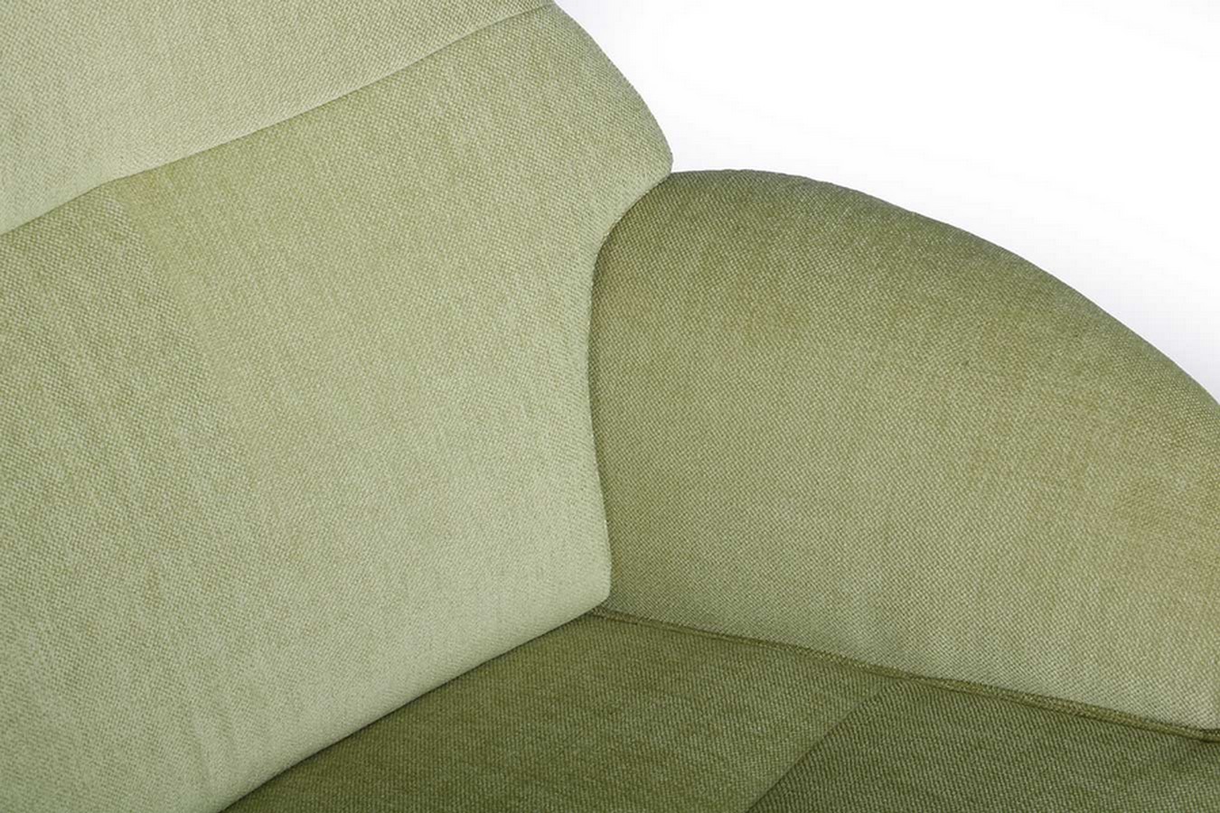 Designer Drehsessel mit Kopfstütze Stoff limette 360 ° drehbar B 79 T84 H 111 cm