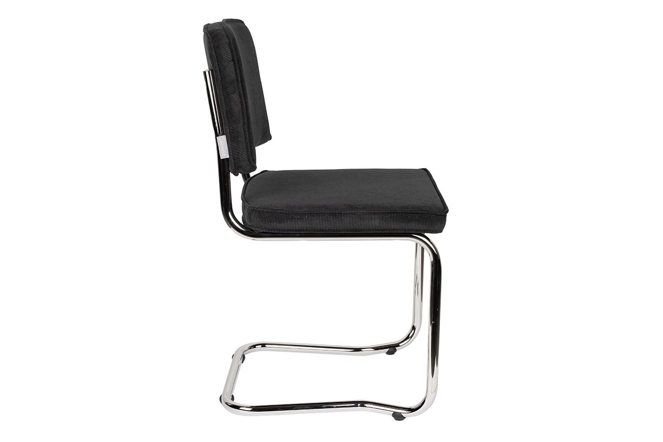 Freischwinger King Cord schwarz