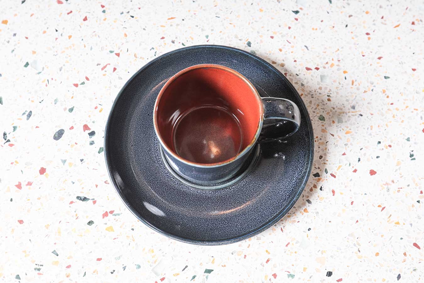 Unterteller für Espressotasse dunkelblau