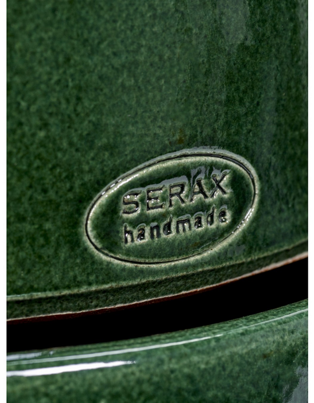Übertopf Terrakotta grün klein