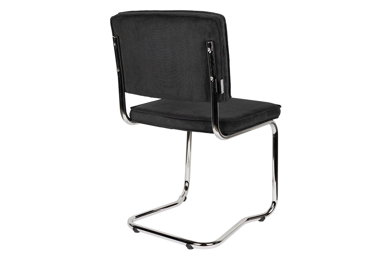 Freischwinger King Cord schwarz