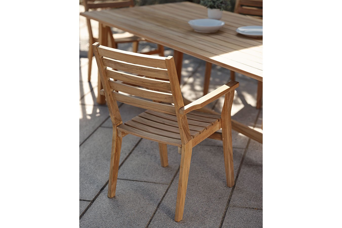 Outdoorstuhl Keros Teak natur
