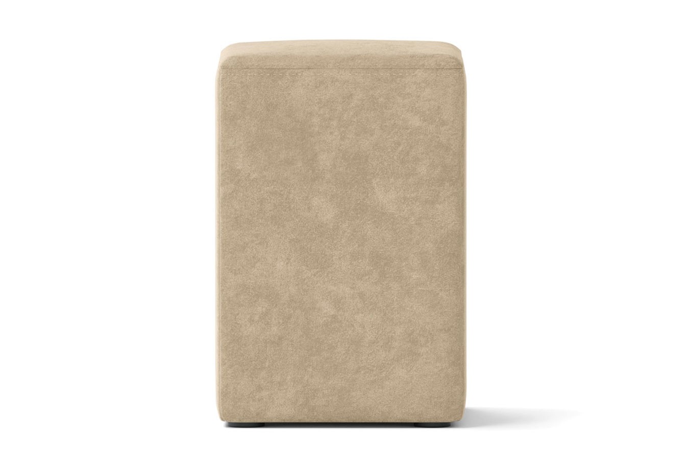 Sitzhocker Samt creme