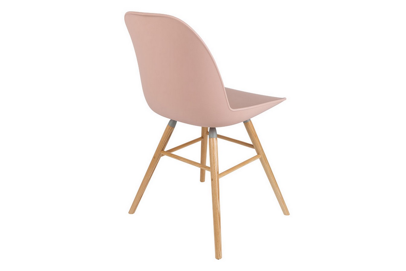 Esszimmerstuhl Albert Kunststoff rosa