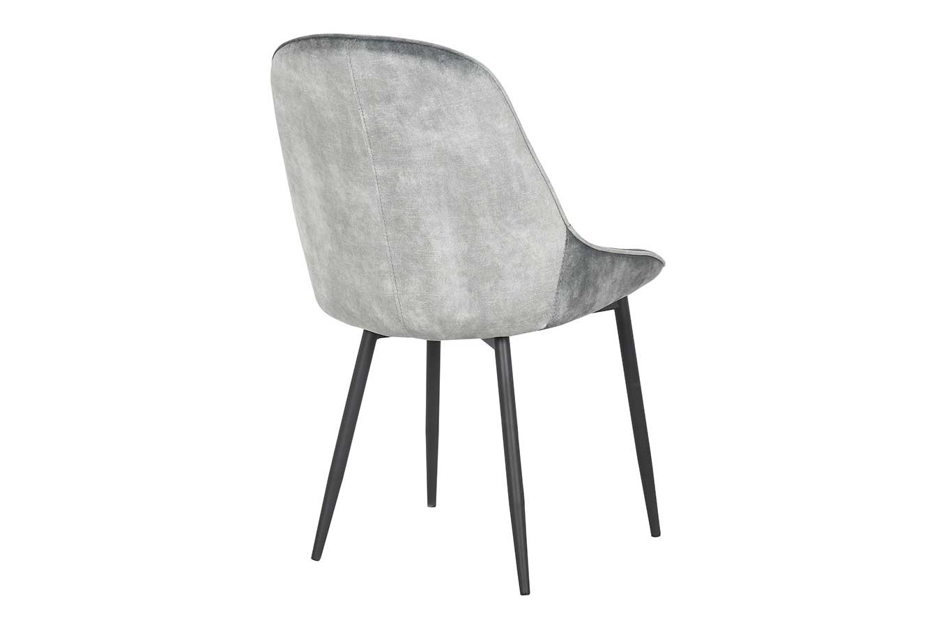 Stuhl JUL Samt Vintage grau