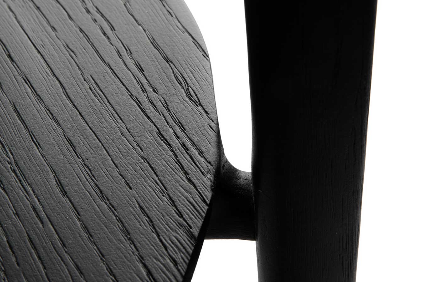 Beistelltisch Bok Eiche schwarz