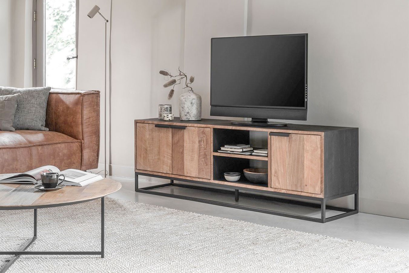 Sideboard Cosmo Teak natur B 165 cm