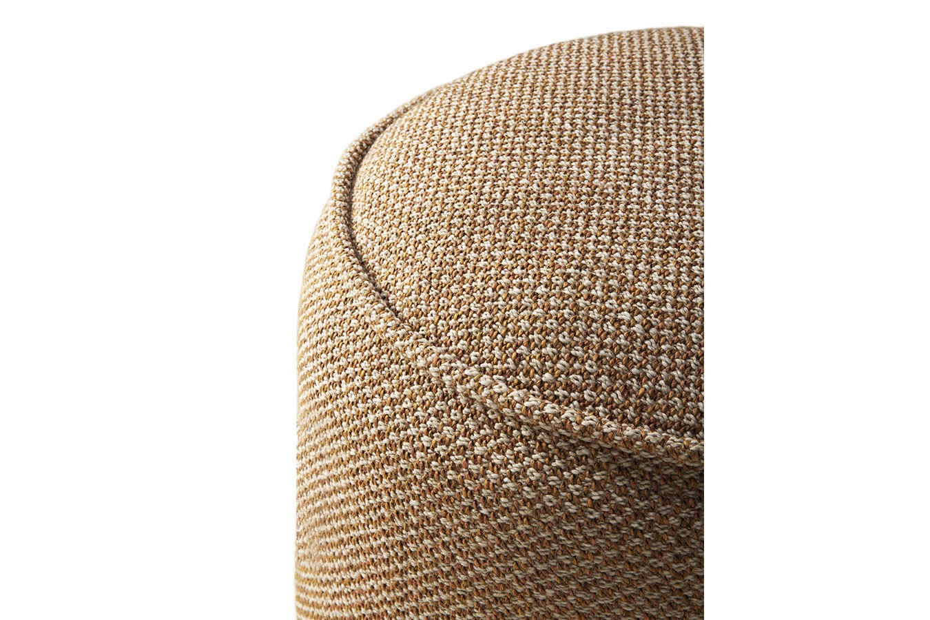 Outdoor Sitzhocker Donut rund braun