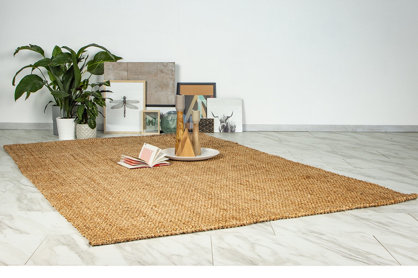 Teppich Natural Jute natur 200x290 cm