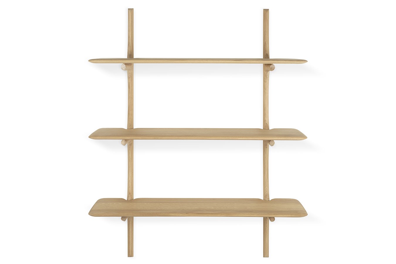 Wandregal PI Eiche H 126 cm