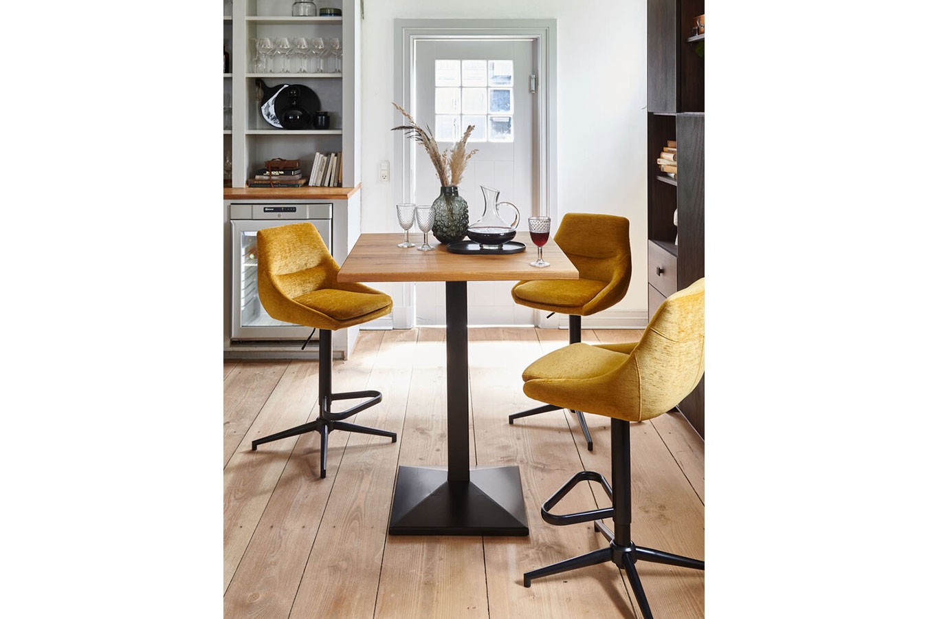 Bartisch Toulon rustikale Eiche 80 cm