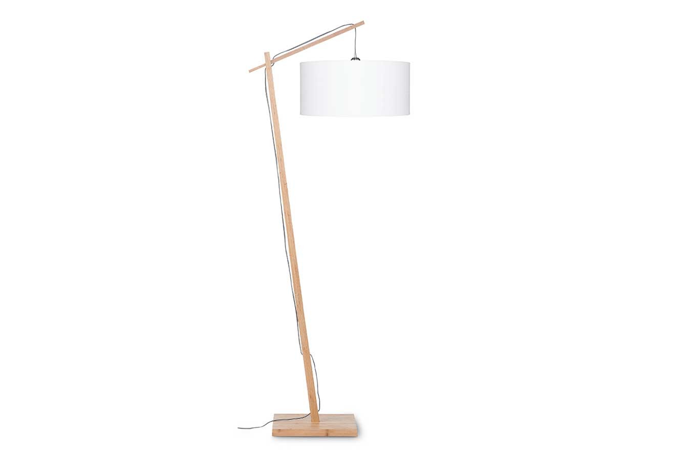Stehlampe Andes Bambus weiss H 176