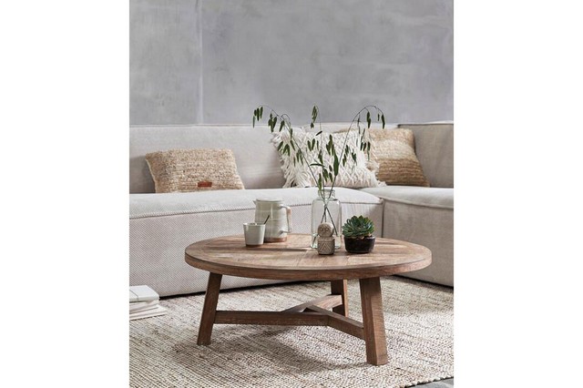 Couchtisch Ibiza Teak D 90 cm