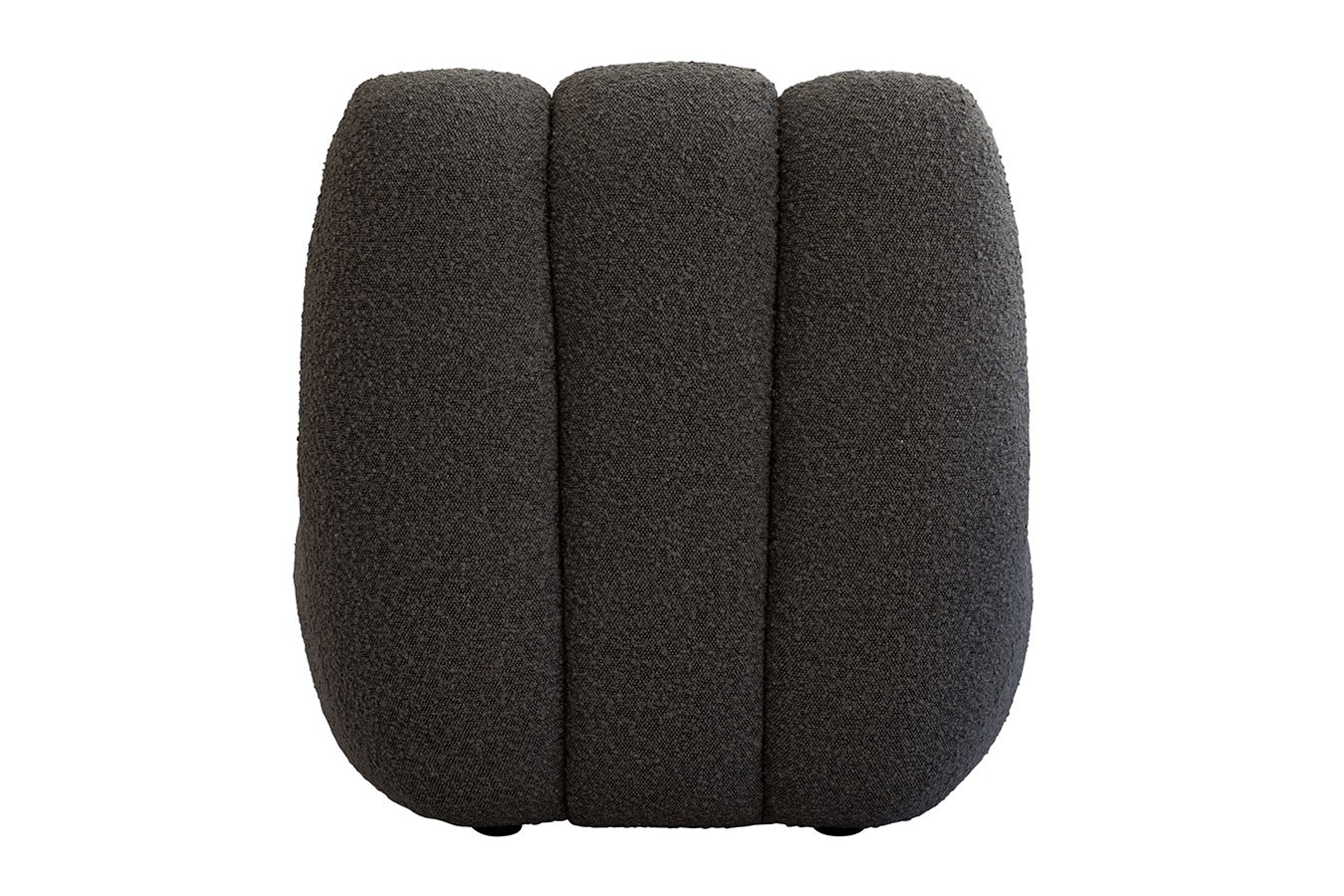 Lounge Sessel Toe Bouclé dunkelgrau