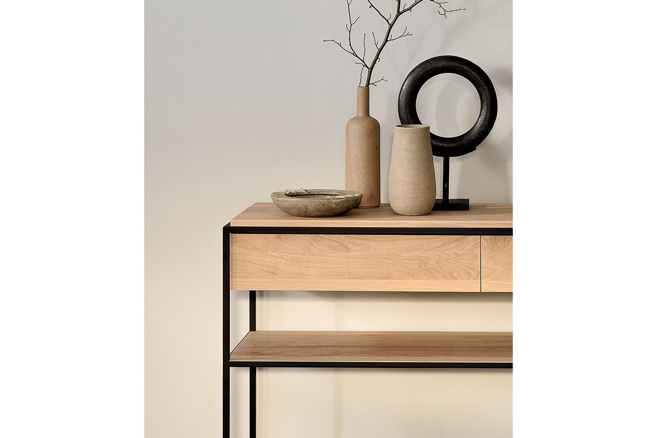Konsolentisch Monolith Eiche natur B 122 cm