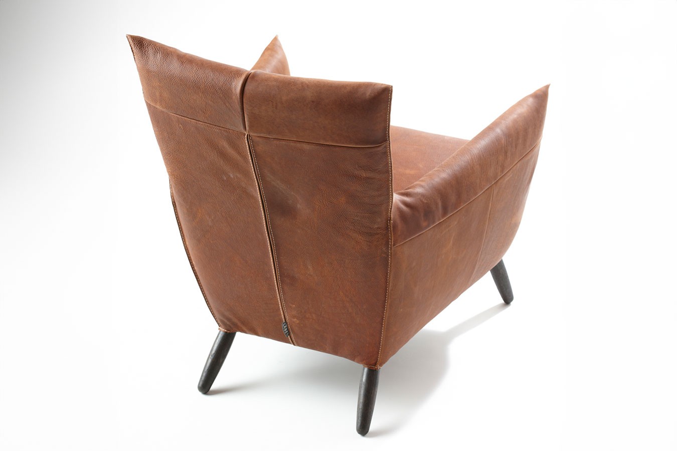 Loungesessel Cheo Leder cognac