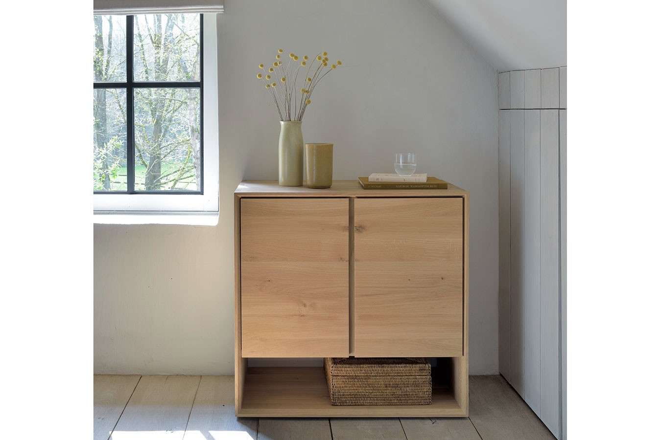 Sideboard Nordic Eiche massiv B 80 cm