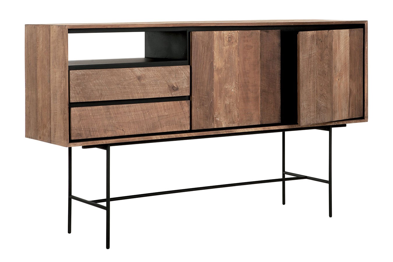 Highboard Metropole Teak Metall B 160 cm