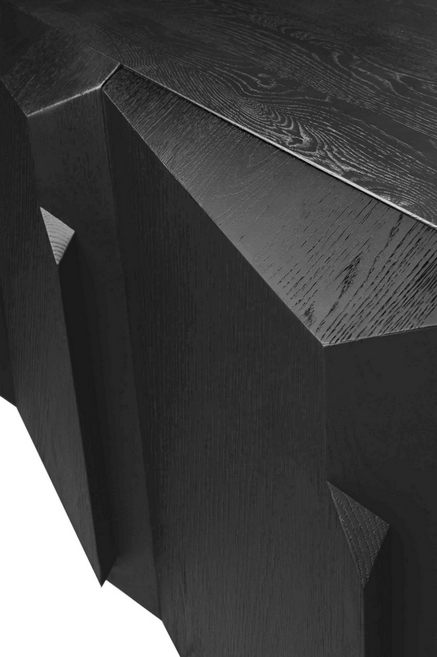 Sideboard Stairs Eiche schwarz B 150 cm