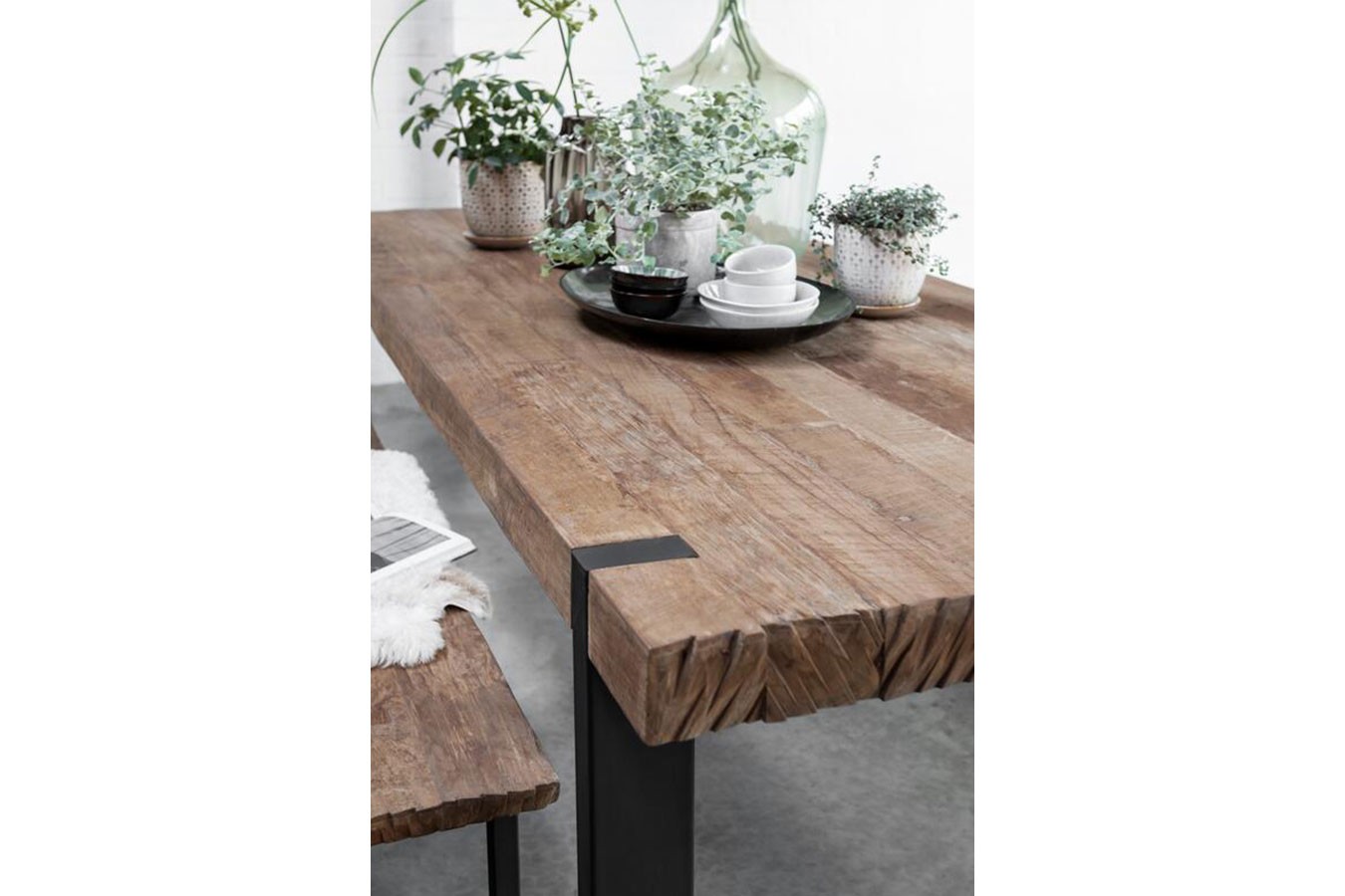 Esstisch Timeless Teak natur 250x100 cm