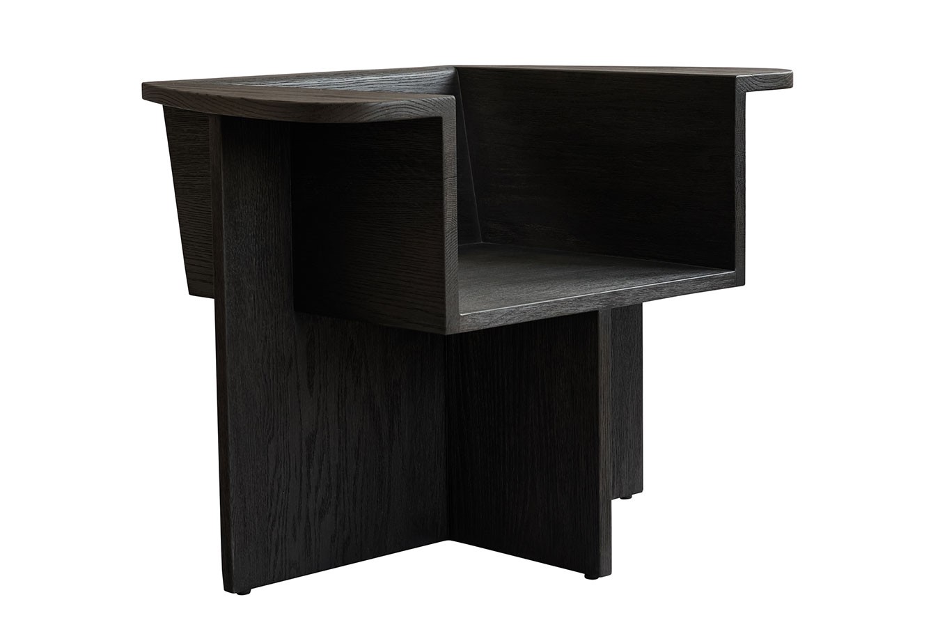 Lounge Sessel Brutus Eiche schwarz