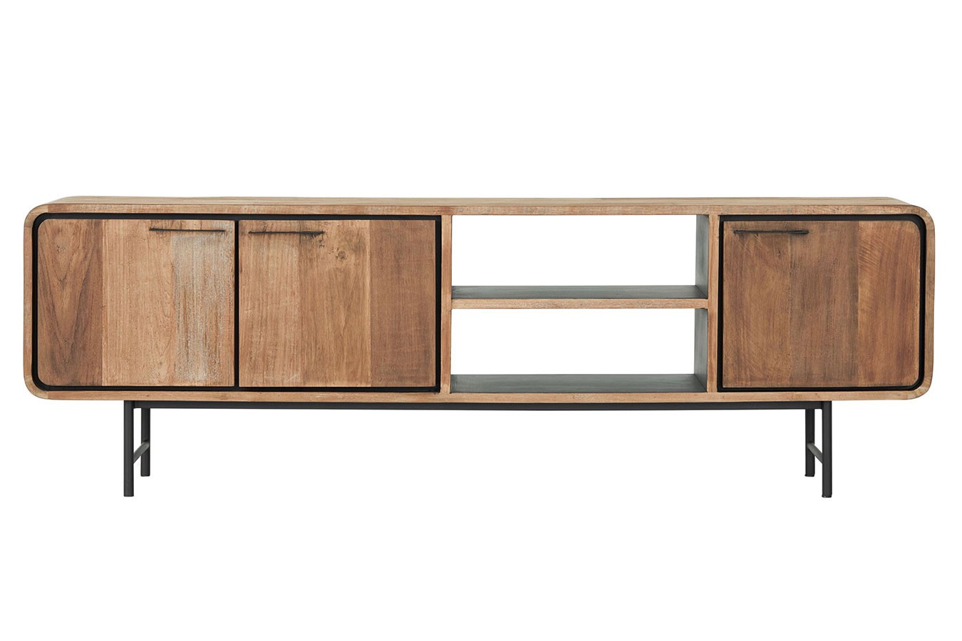 TV-Board auf Fuß Evo Teak B 185 cm