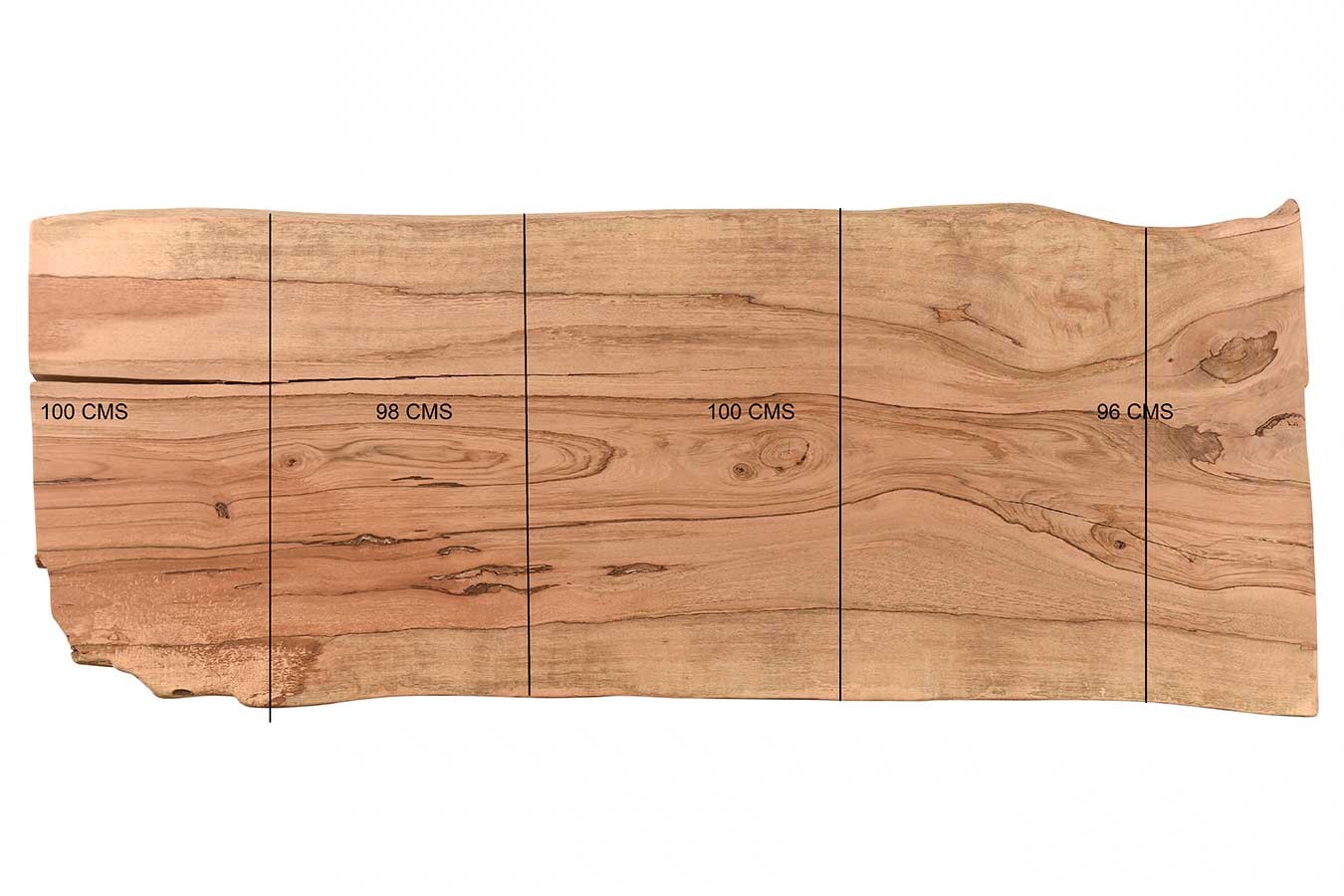 Tischplatte Mango Massivholz Monolith 250 cm