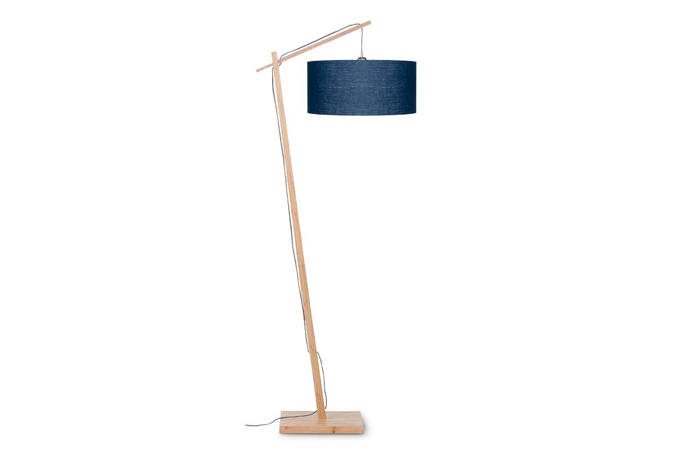 Stehlampe Andes Bambus natur blau H 176